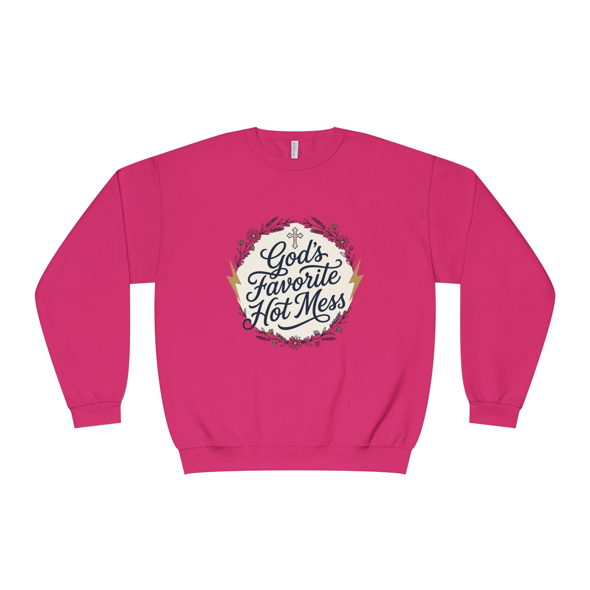 God's Favorite Hot Mess Crewneck Sweatshirt