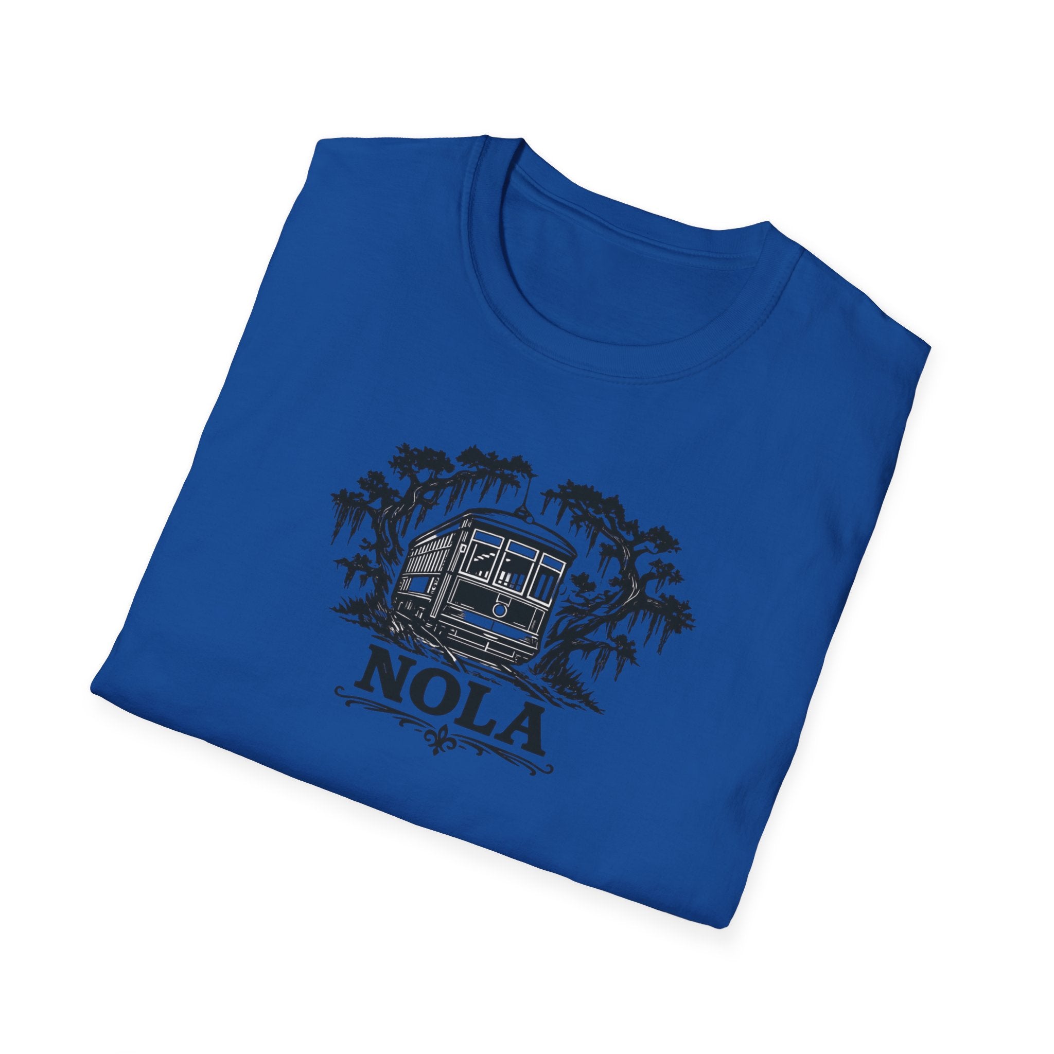 NOLA Streetcar T-Shirt — New Orleans Vintage Swamp Vibe