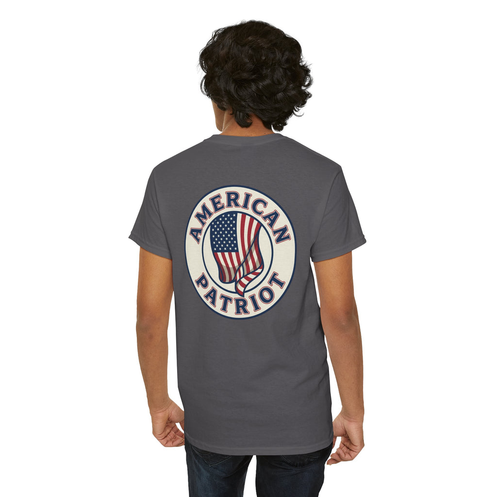 American Patriot T-Shirt — Vintage Flag Graphic Tee