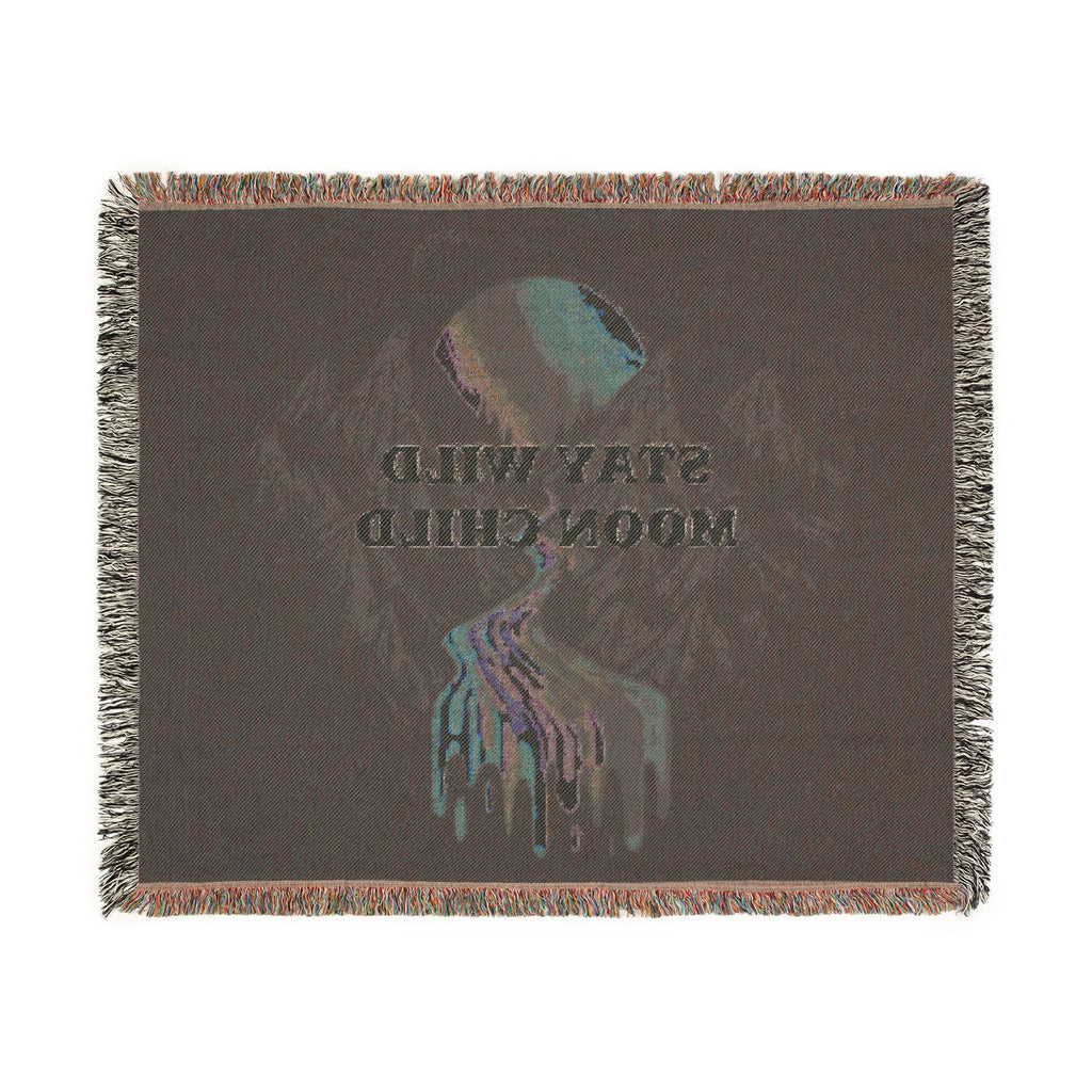 Custom Woven Blanket — Personalized Photo & Text Throw