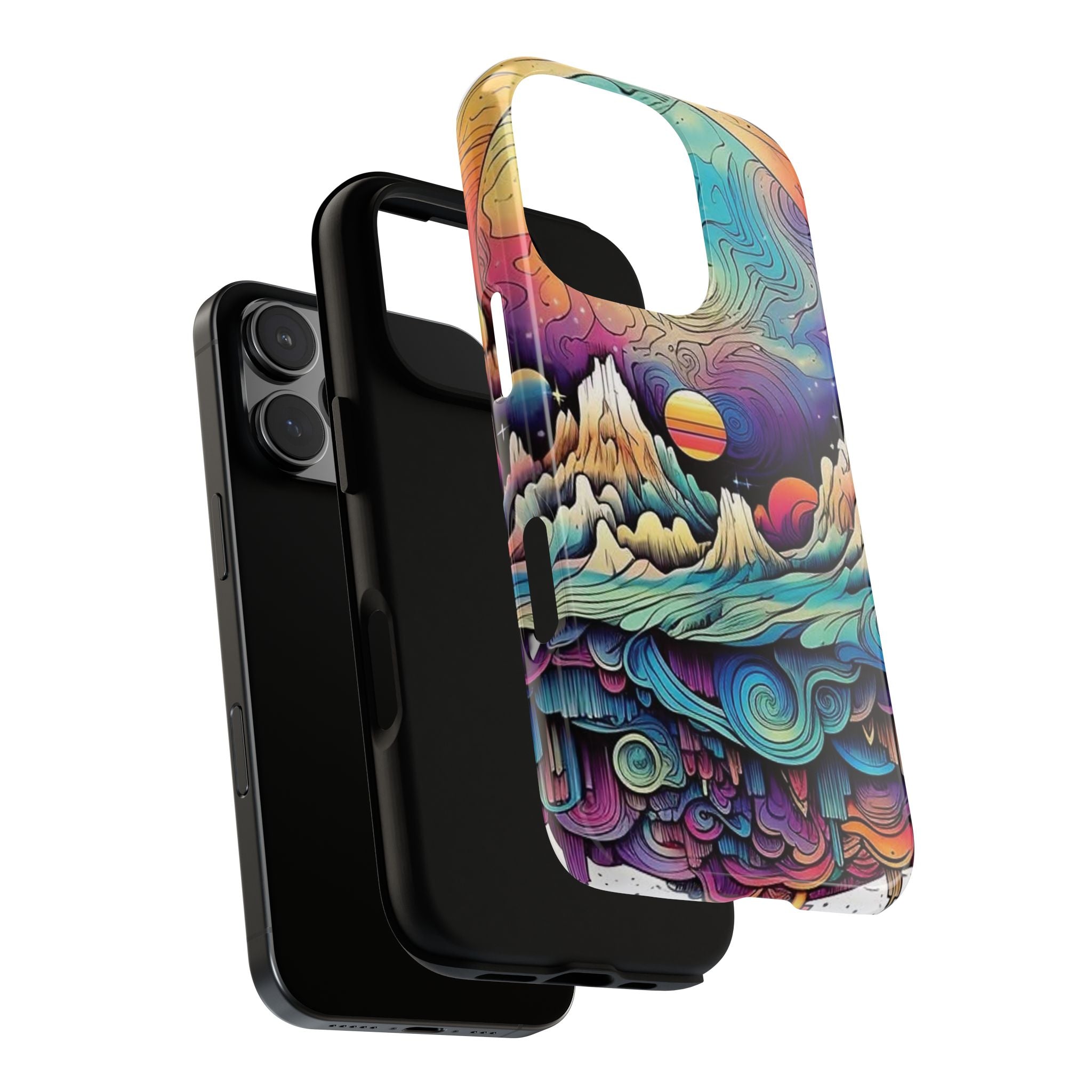 Psychedelic Mountain Sunset Tough Case