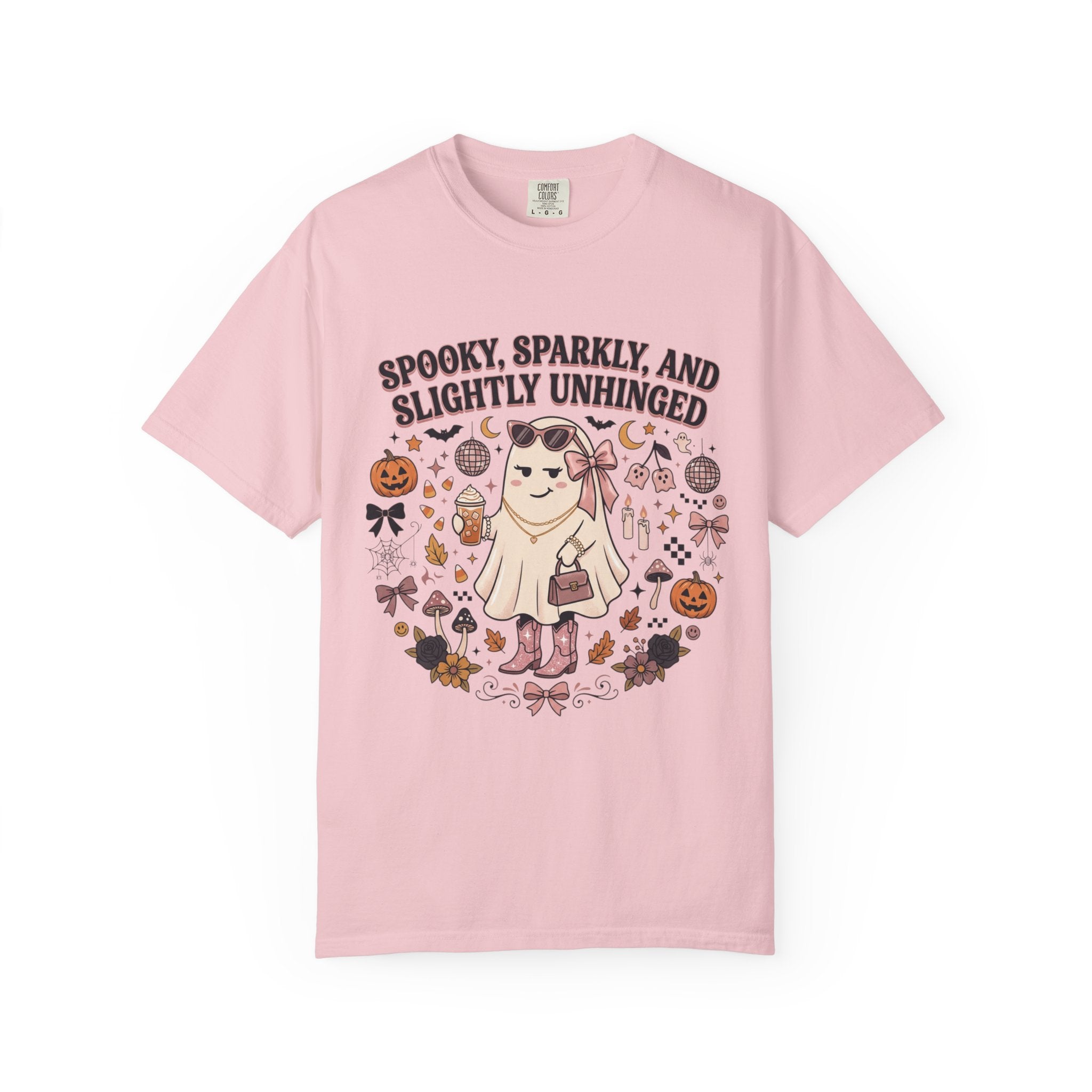 Spooky, Sparkly & Slightly Unhinged Halloween T-Shirt