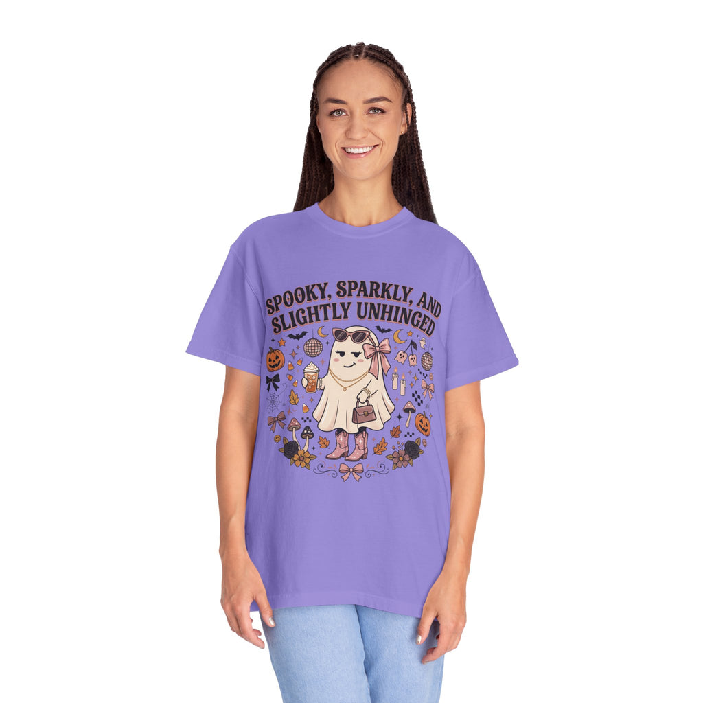 Spooky, Sparkly & Slightly Unhinged Halloween T-Shirt