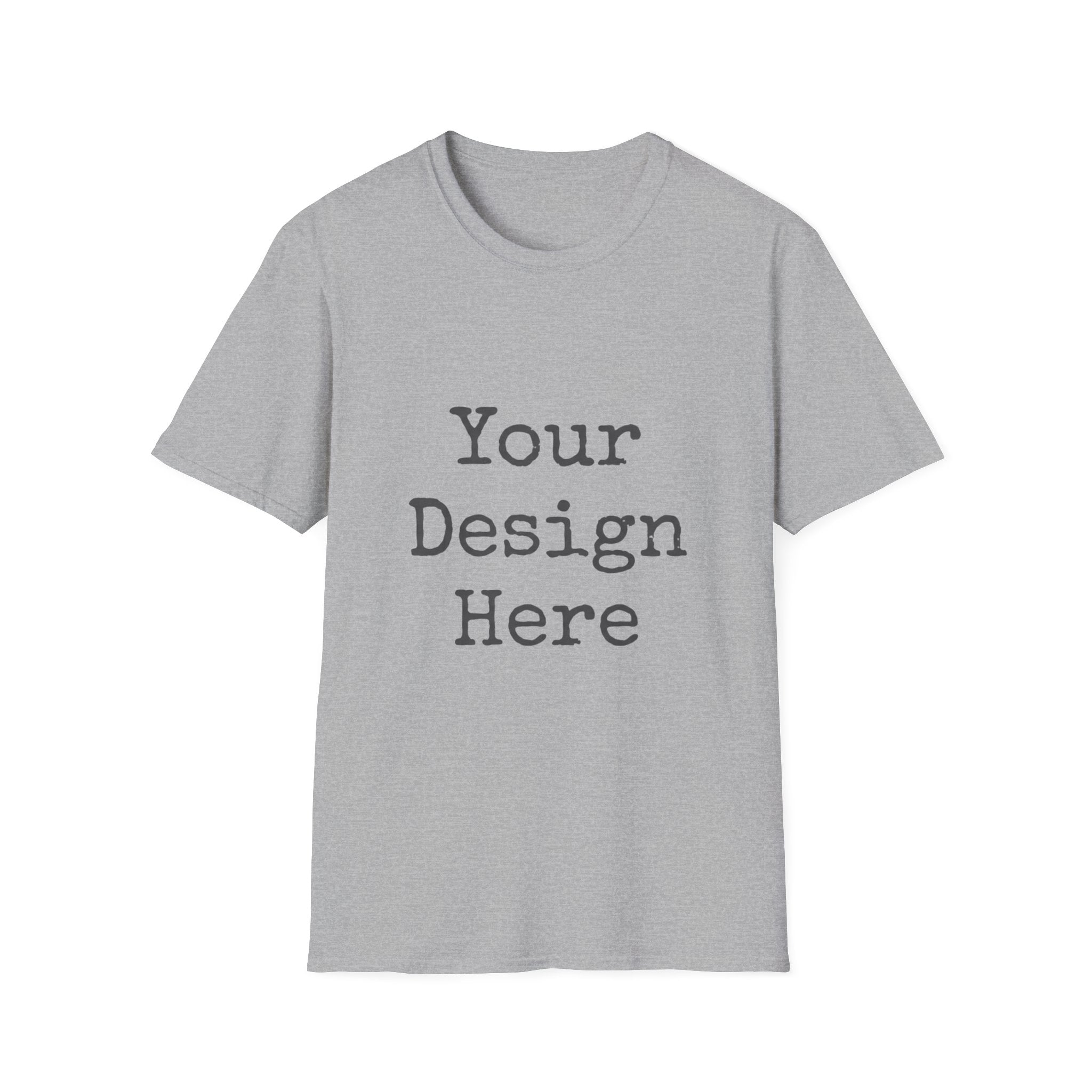 Customizable White T‑Shirt — Your Design Here Tee