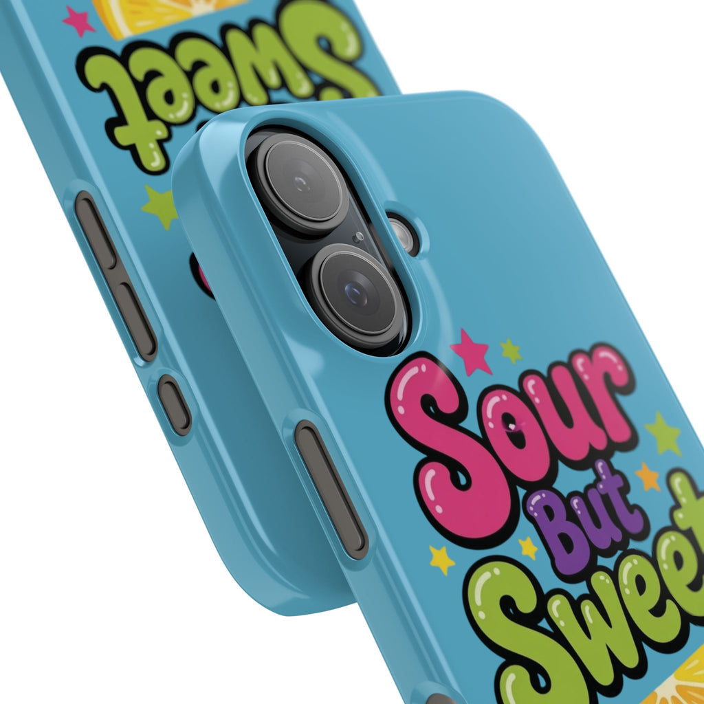 iPhone Case — “Sour But Sweet” Bright Graphic Snap Case