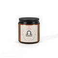 Libra Zodiac Soy Candle — Amber Jar Scented Candle (Multi-Size)