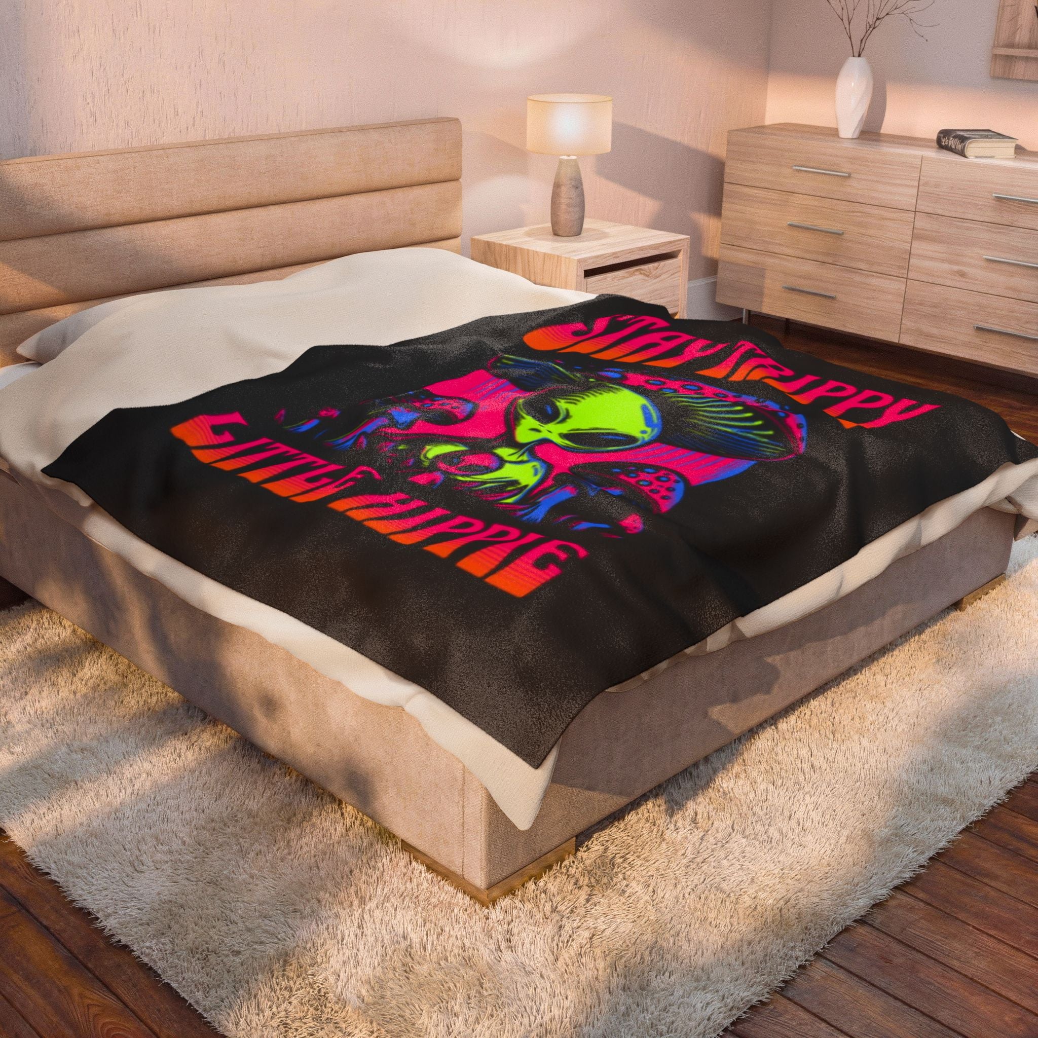 Velveteen Plush Blanket - Customizable Cozy Throw for Home, Gifts & Holidays