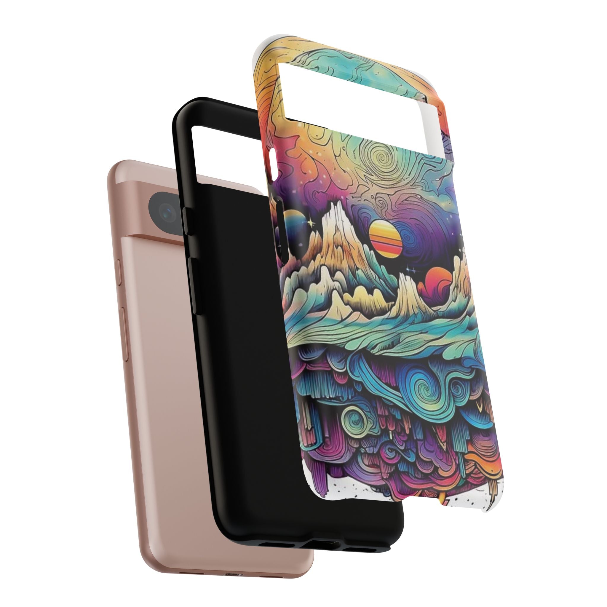 Psychedelic Mountain Sunset Tough Case