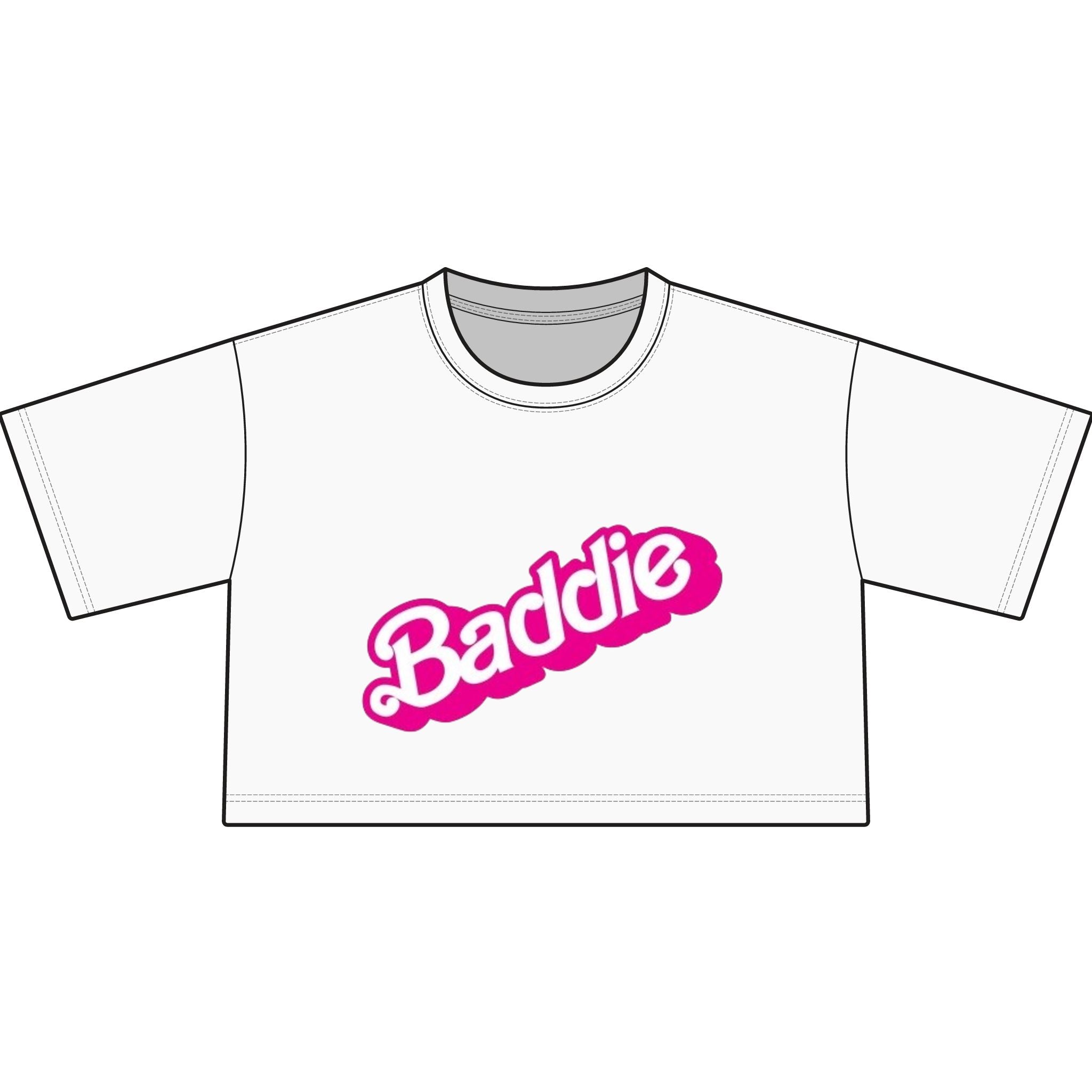 Baddie Cropped Cotton T-Shirt