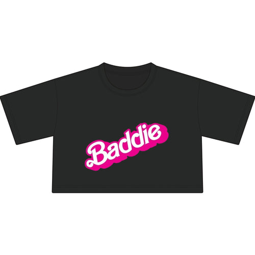 Baddie Cropped Cotton T-Shirt