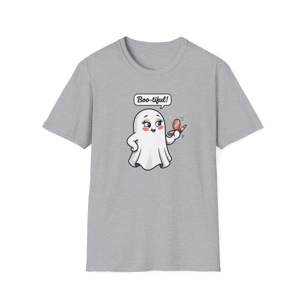 Boo-tiful Ghost T-Shirt — Cute Halloween Spirit Graphic Tee