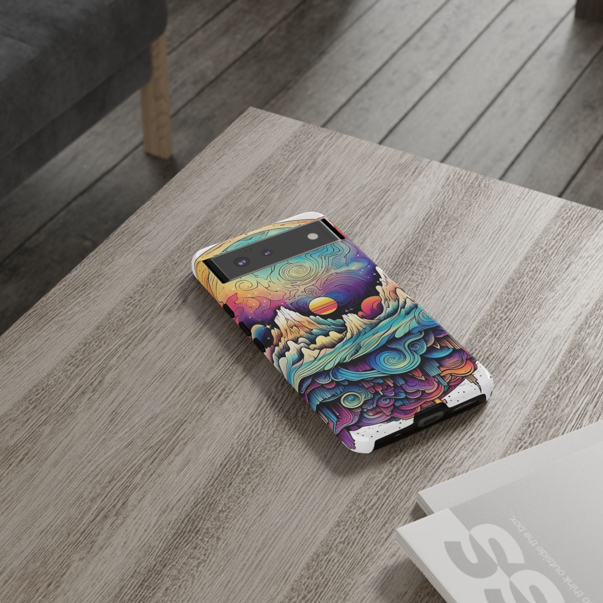 Psychedelic Mountain Sunset Tough Case