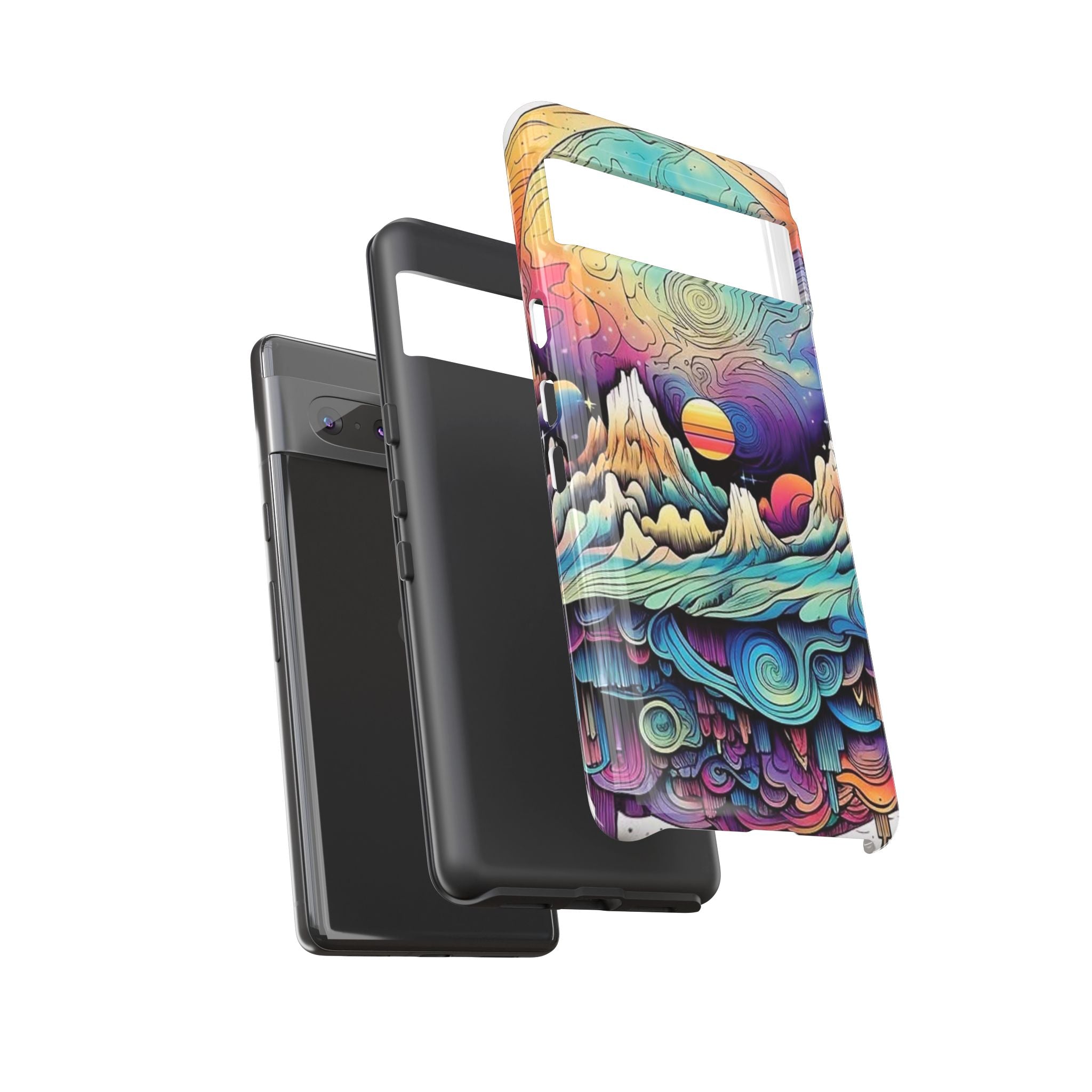 Psychedelic Mountain Sunset Tough Case
