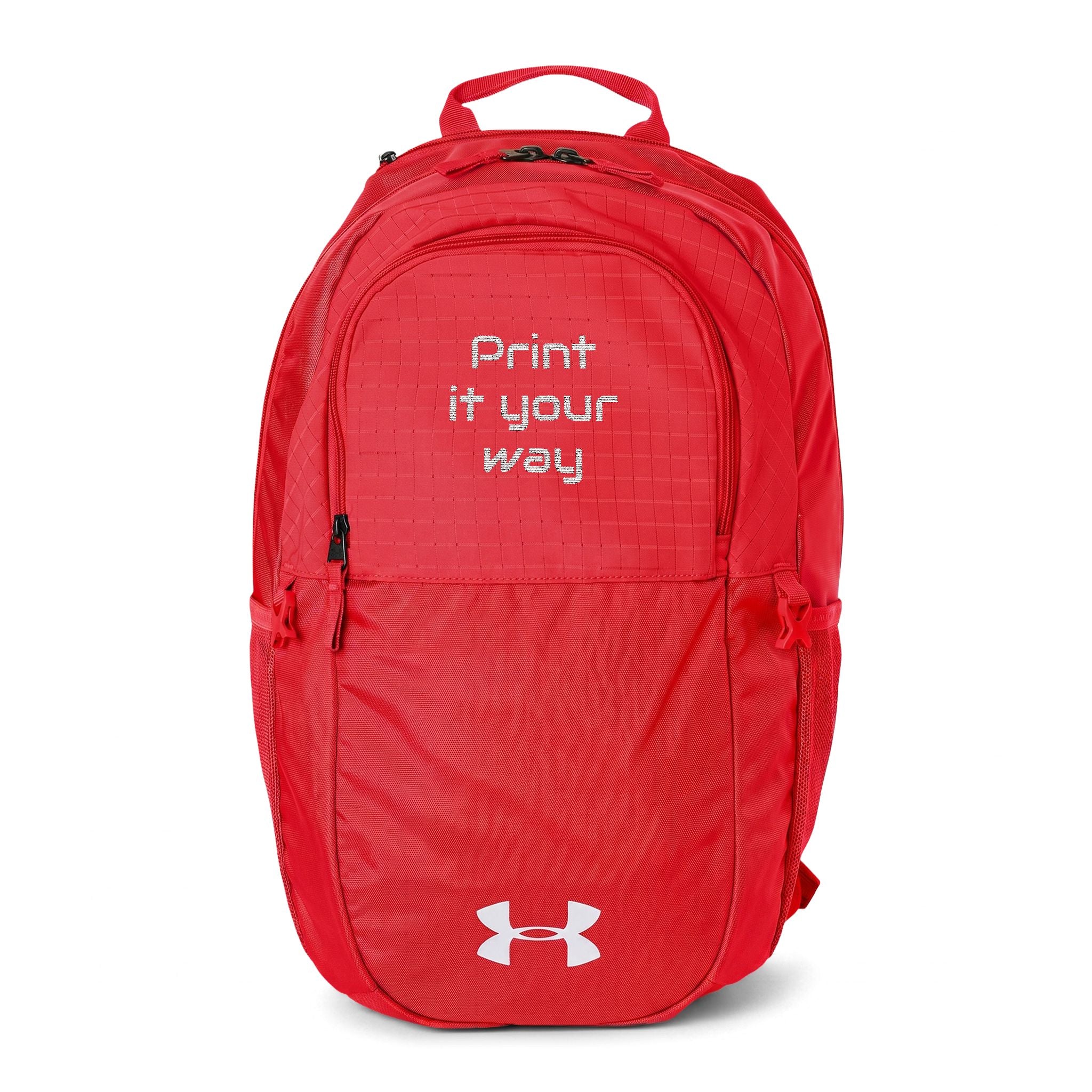 Embroidered Under Armour All Sport Backpack — Custom Monogram Patch