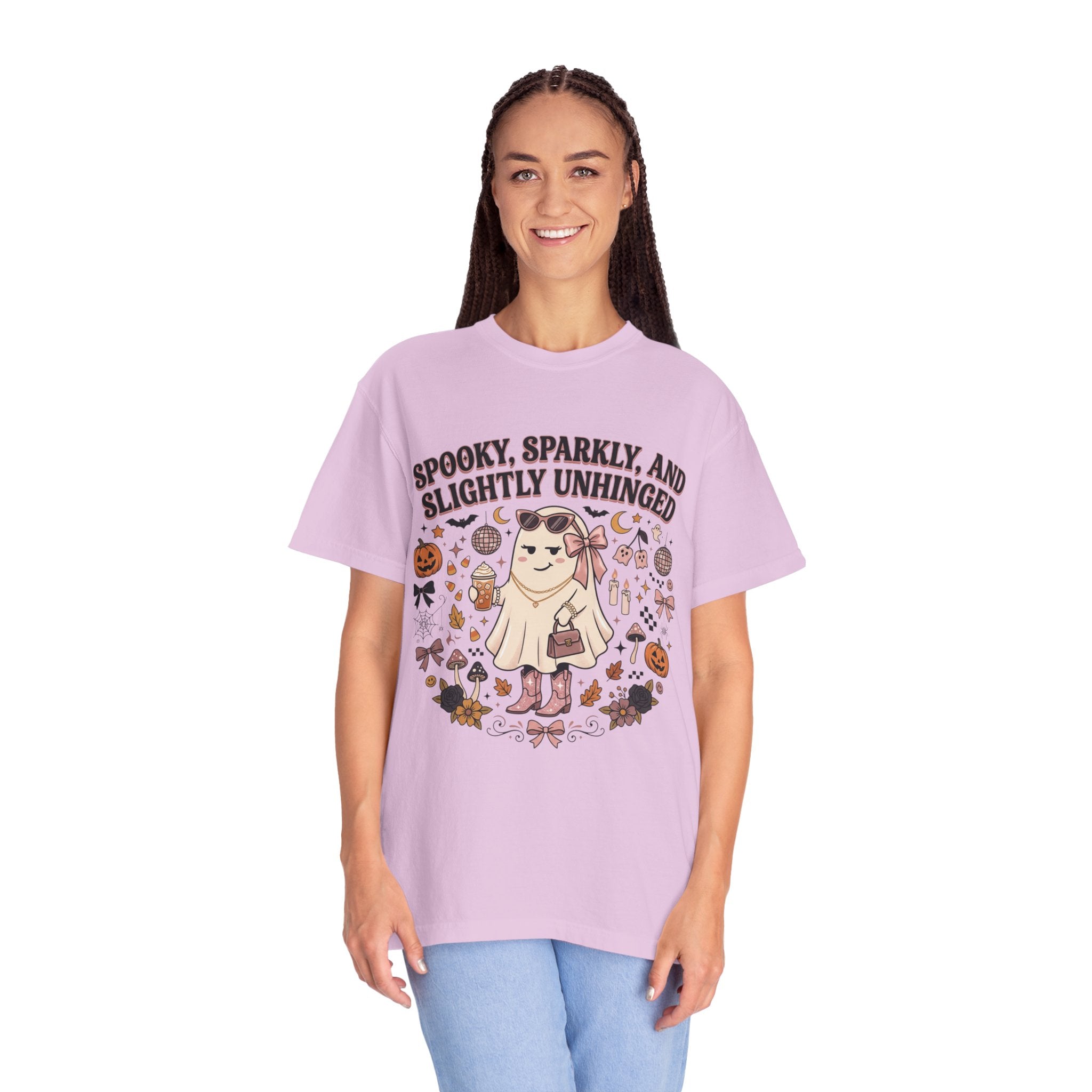 Spooky, Sparkly & Slightly Unhinged Halloween T-Shirt