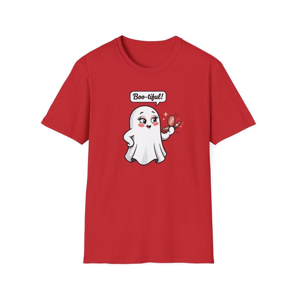 Boo-tiful Ghost T-Shirt — Cute Halloween Spirit Graphic Tee