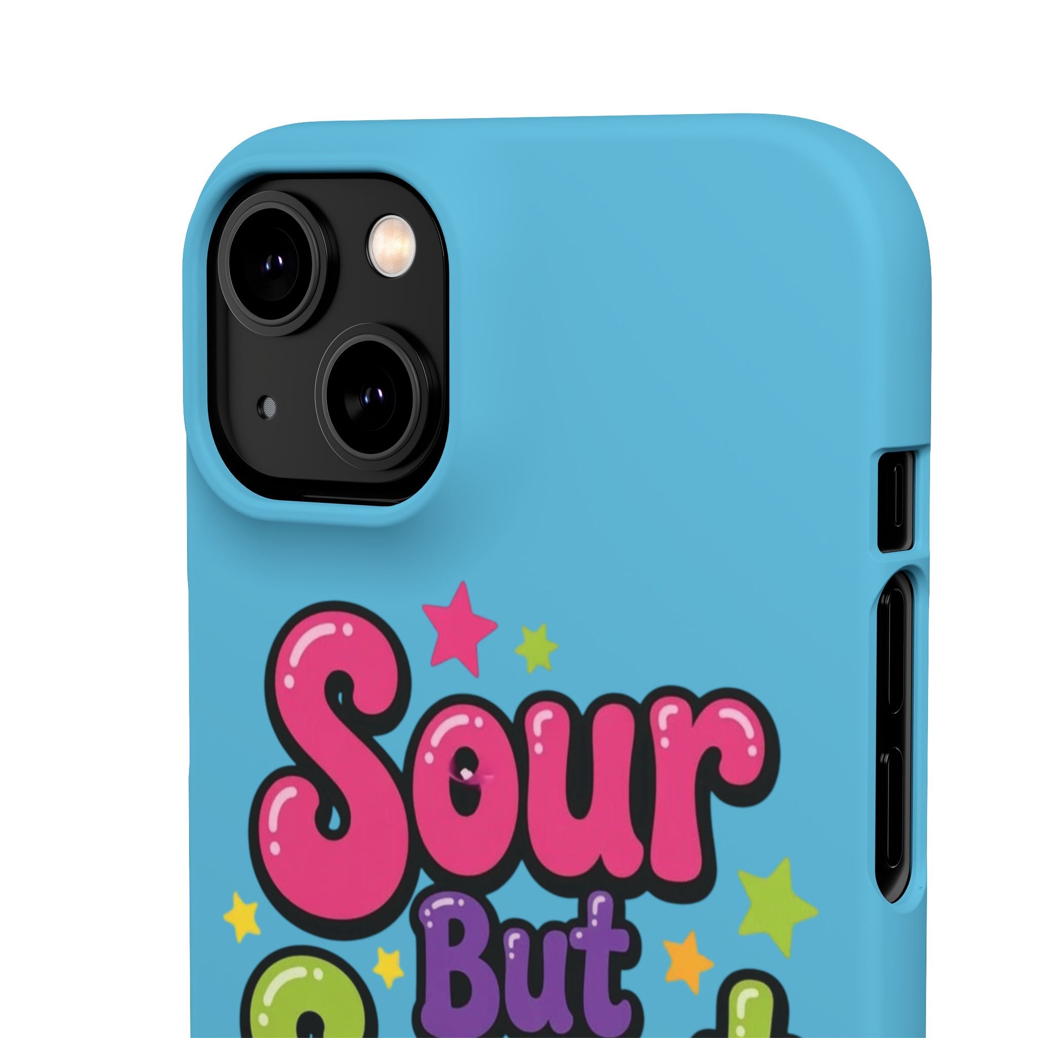 iPhone Case — “Sour But Sweet” Bright Graphic Snap Case