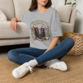 Witchy Boots T-Shirt — "These Boots Were Made for Bewitching" Floral Halloween Tee