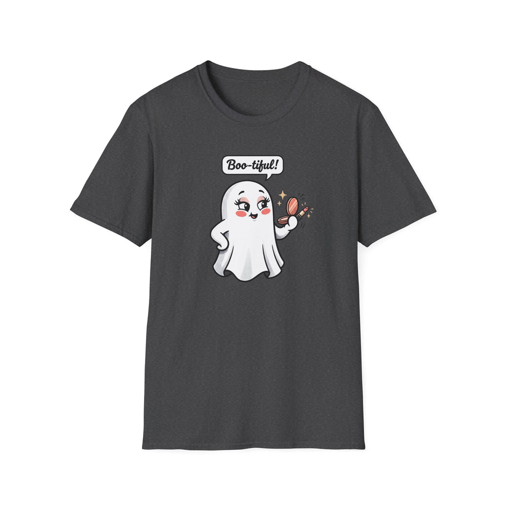 Boo-tiful Ghost T-Shirt — Cute Halloween Spirit Graphic Tee