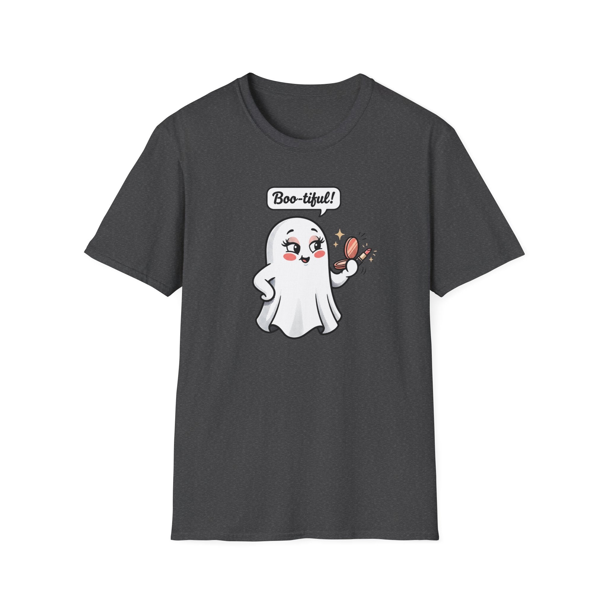 Boo-tiful Ghost T-Shirt — Cute Halloween Spirit Graphic Tee