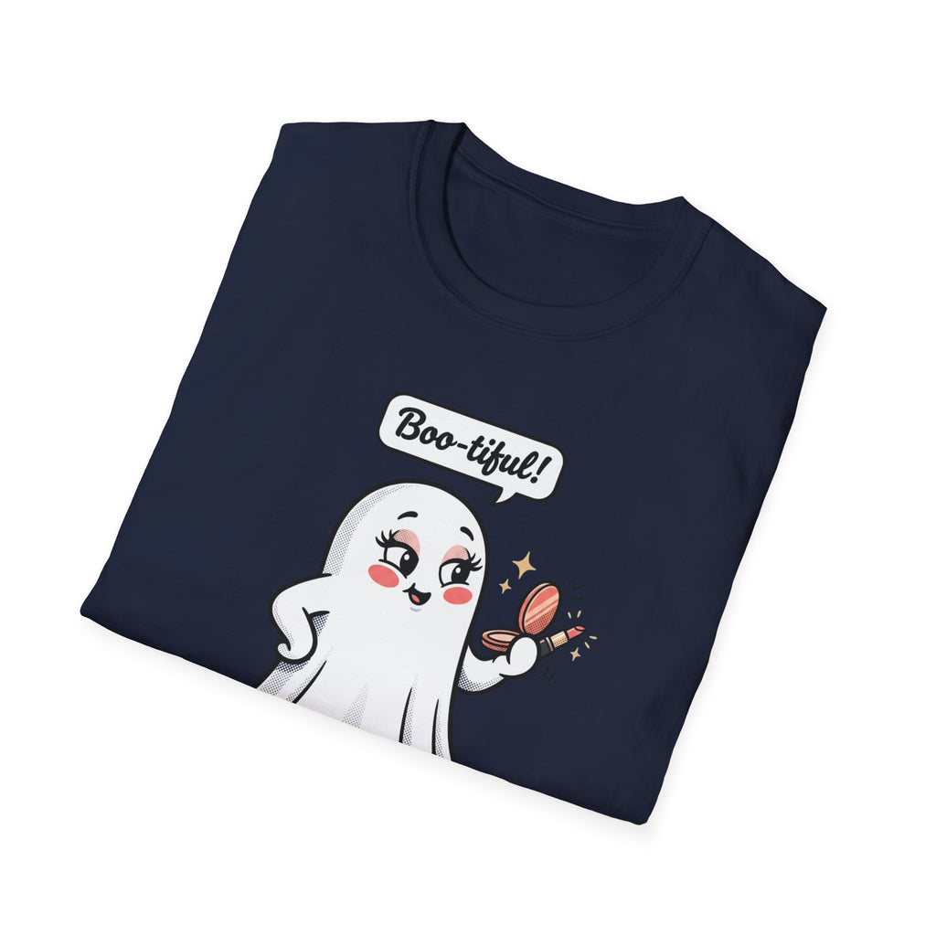 Boo-tiful Ghost T-Shirt — Cute Halloween Spirit Graphic Tee