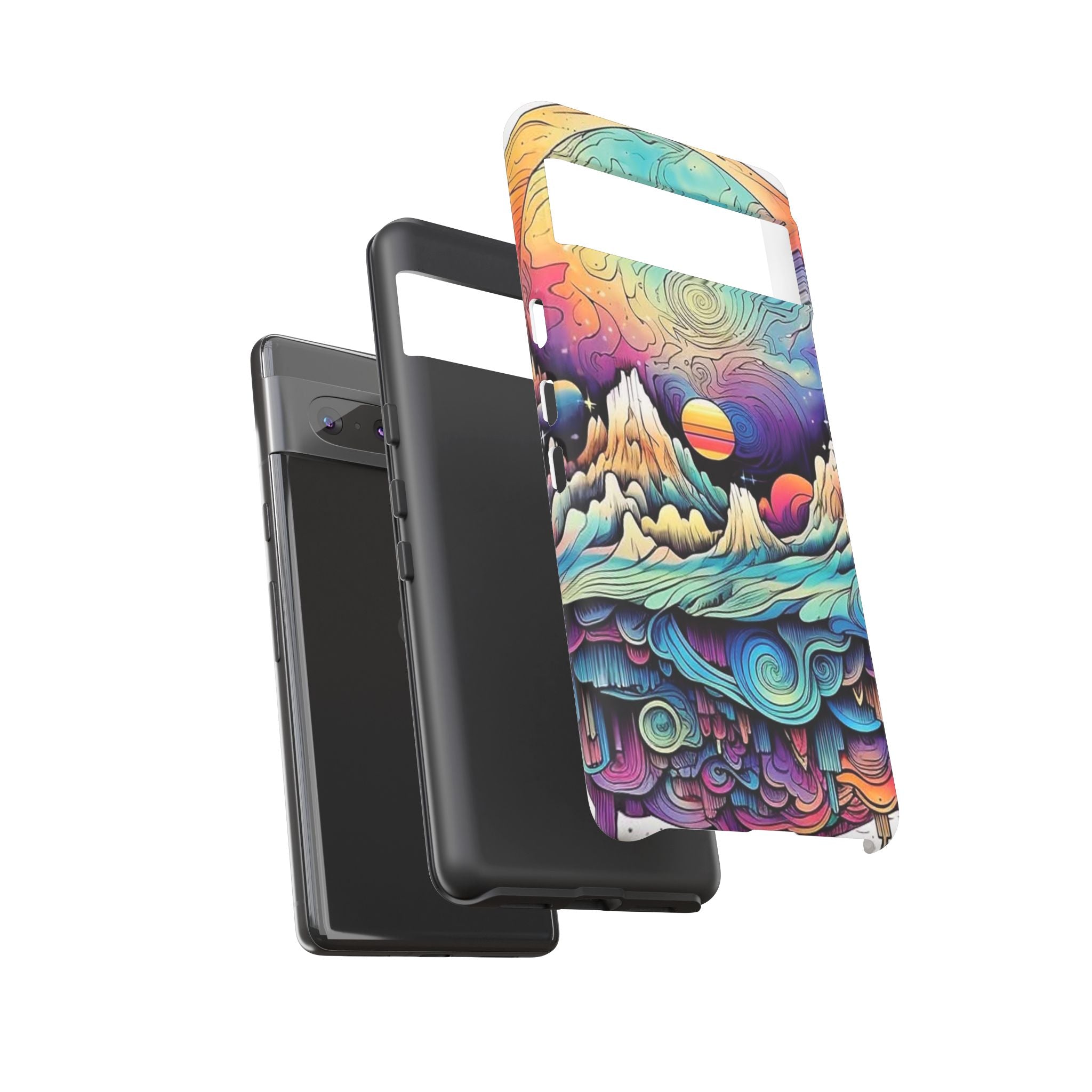 Psychedelic Mountain Sunset Tough Case