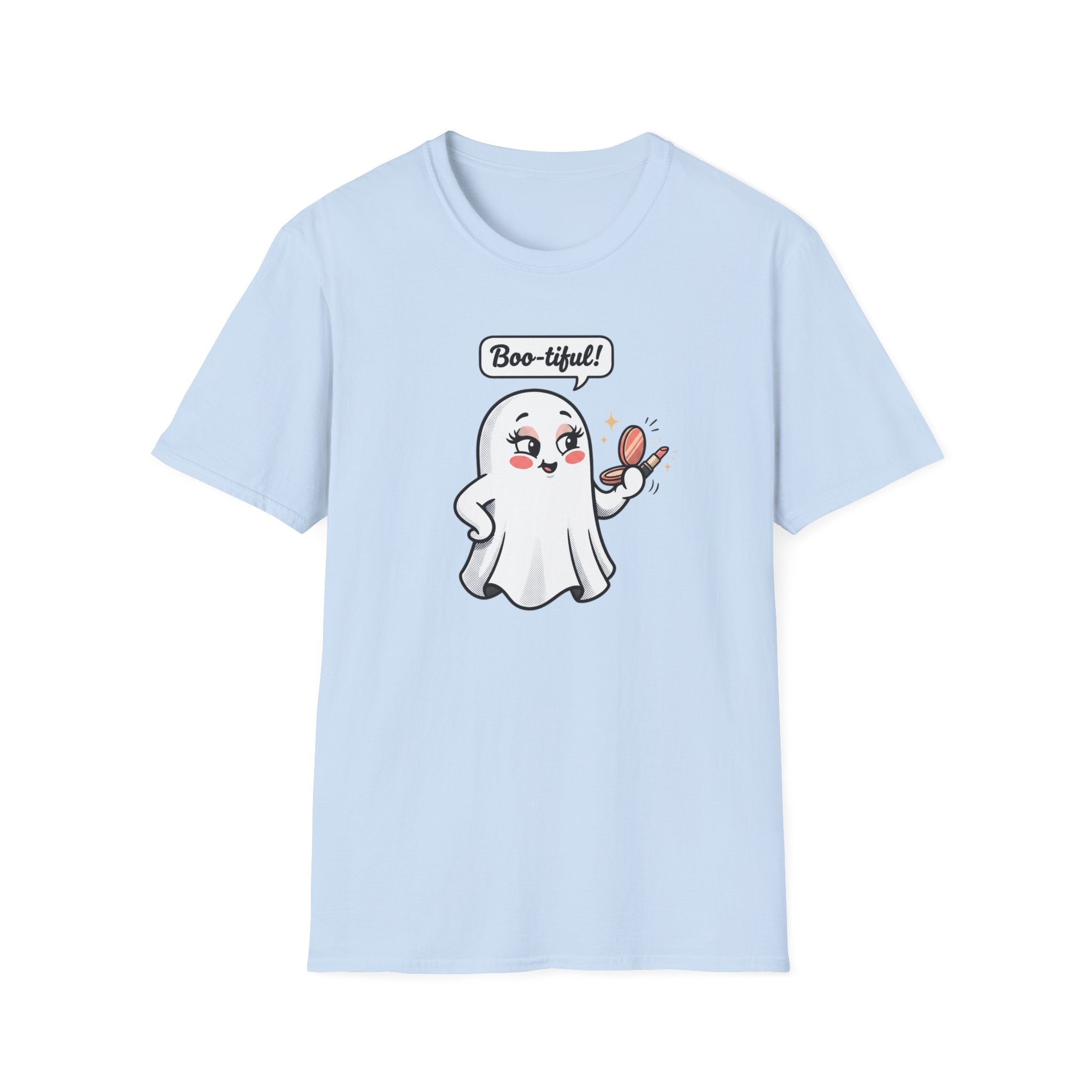 Boo-tiful Ghost T-Shirt — Cute Halloween Spirit Graphic Tee