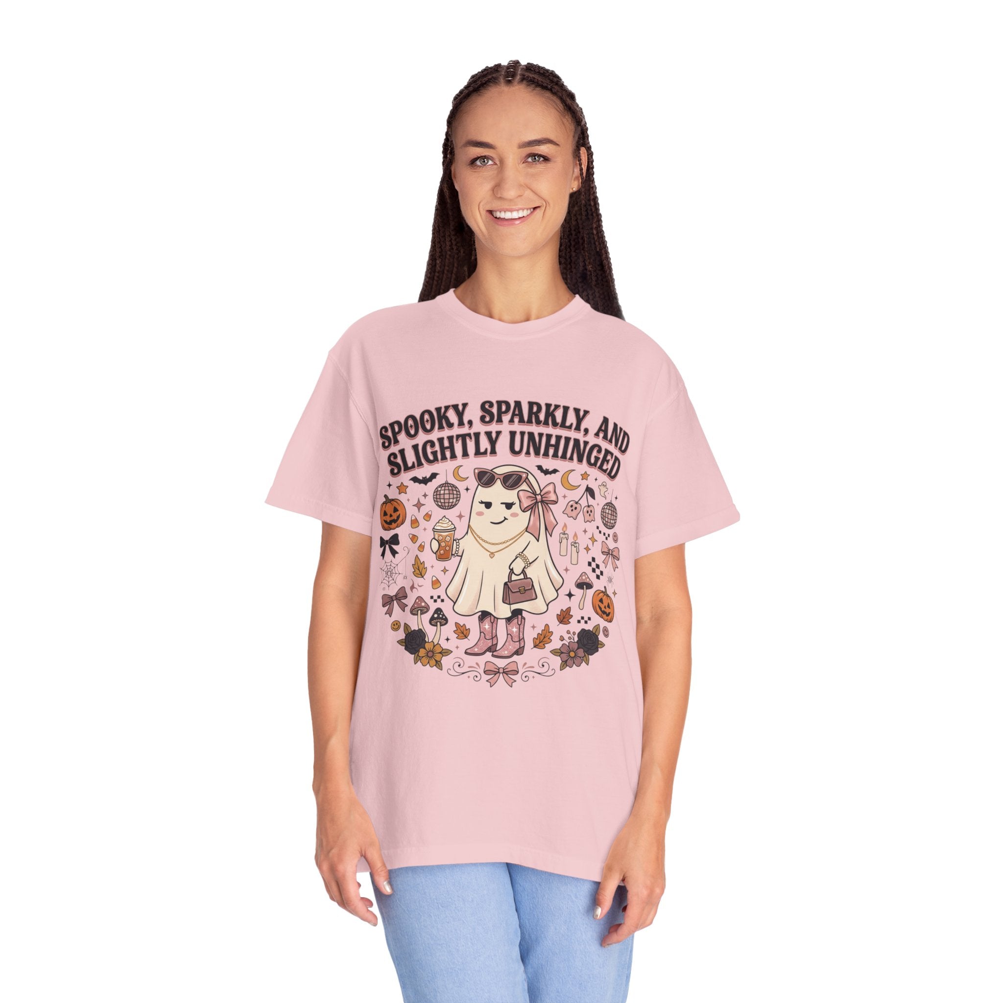 Spooky, Sparkly & Slightly Unhinged Halloween T-Shirt