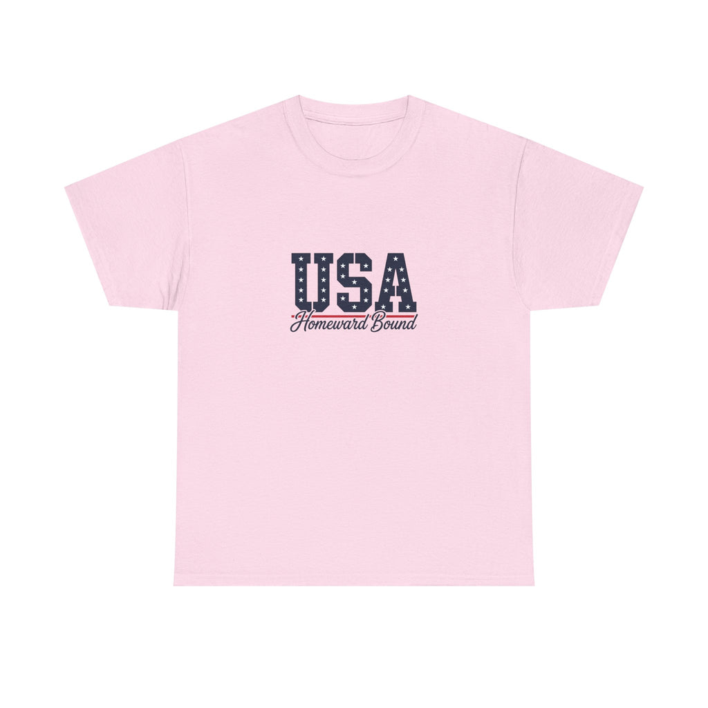 USA Homeward Bound T-Shirt — Patriotic Tee for 4th of July