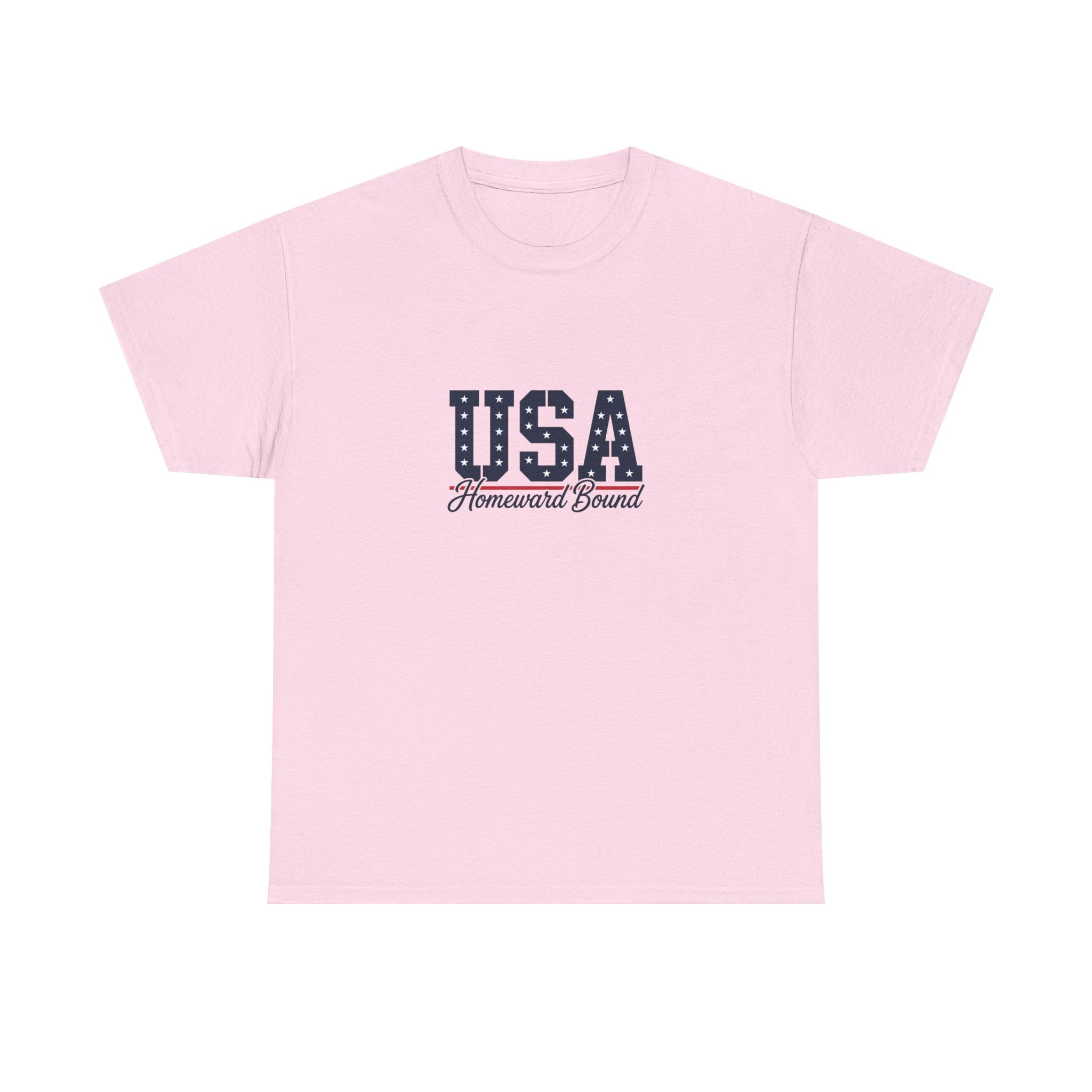 USA Homeward Bound T-Shirt — Patriotic Tee for 4th of July