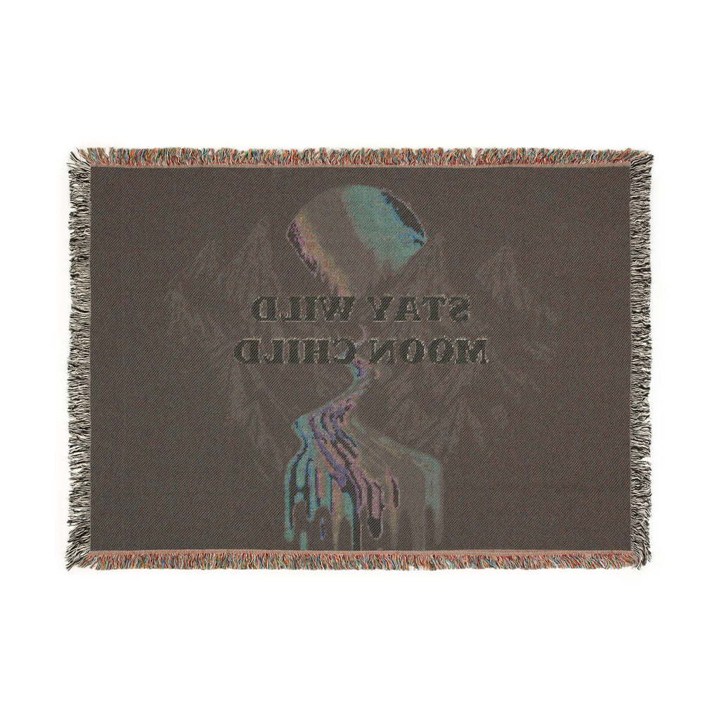 Custom Woven Blanket — Personalized Photo & Text Throw