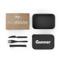 Bento Box -Custom Name Lunch Container with Utensils & Band
