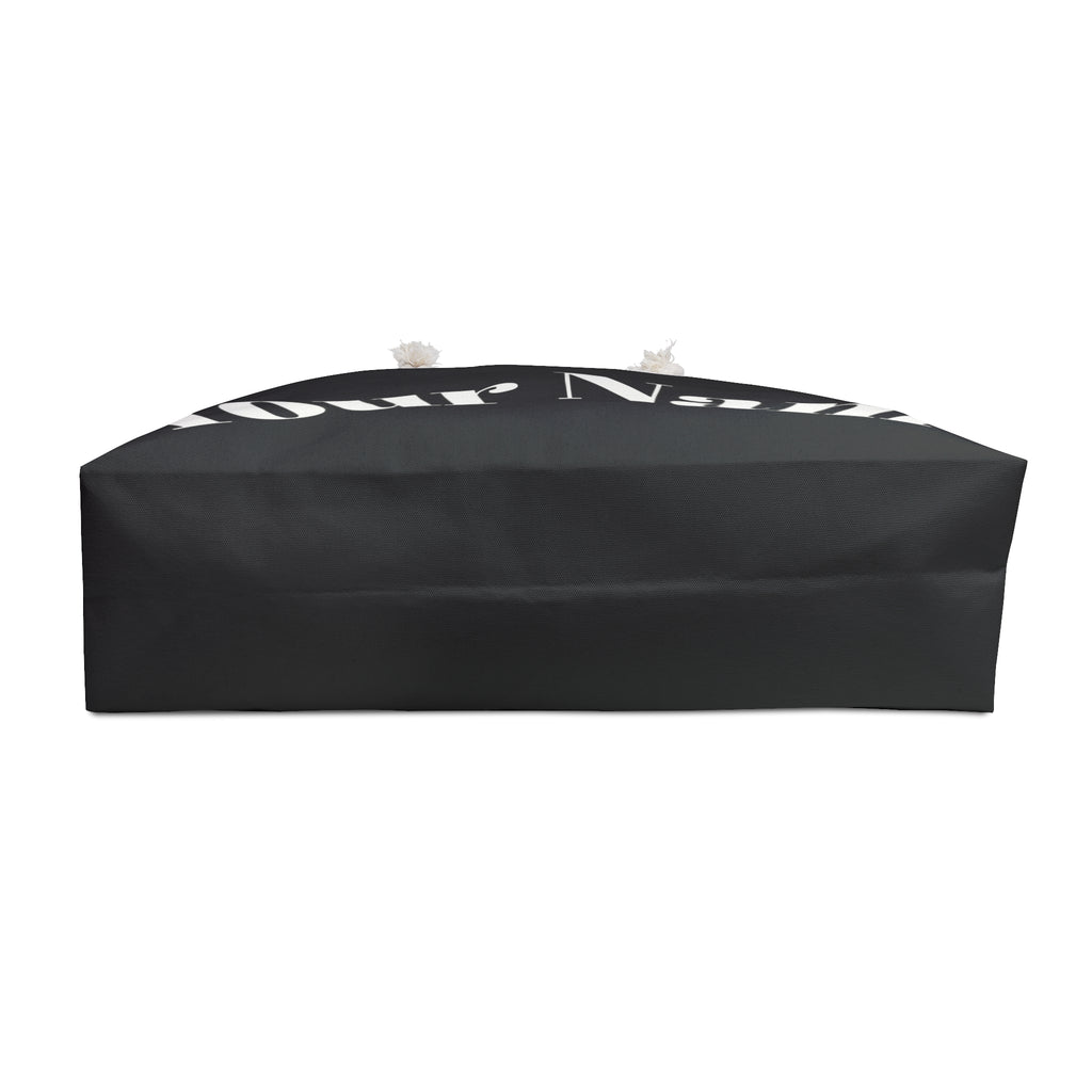 Custom Print Weekender Bag - Personalized Large Travel Tote ("Print it your way")
