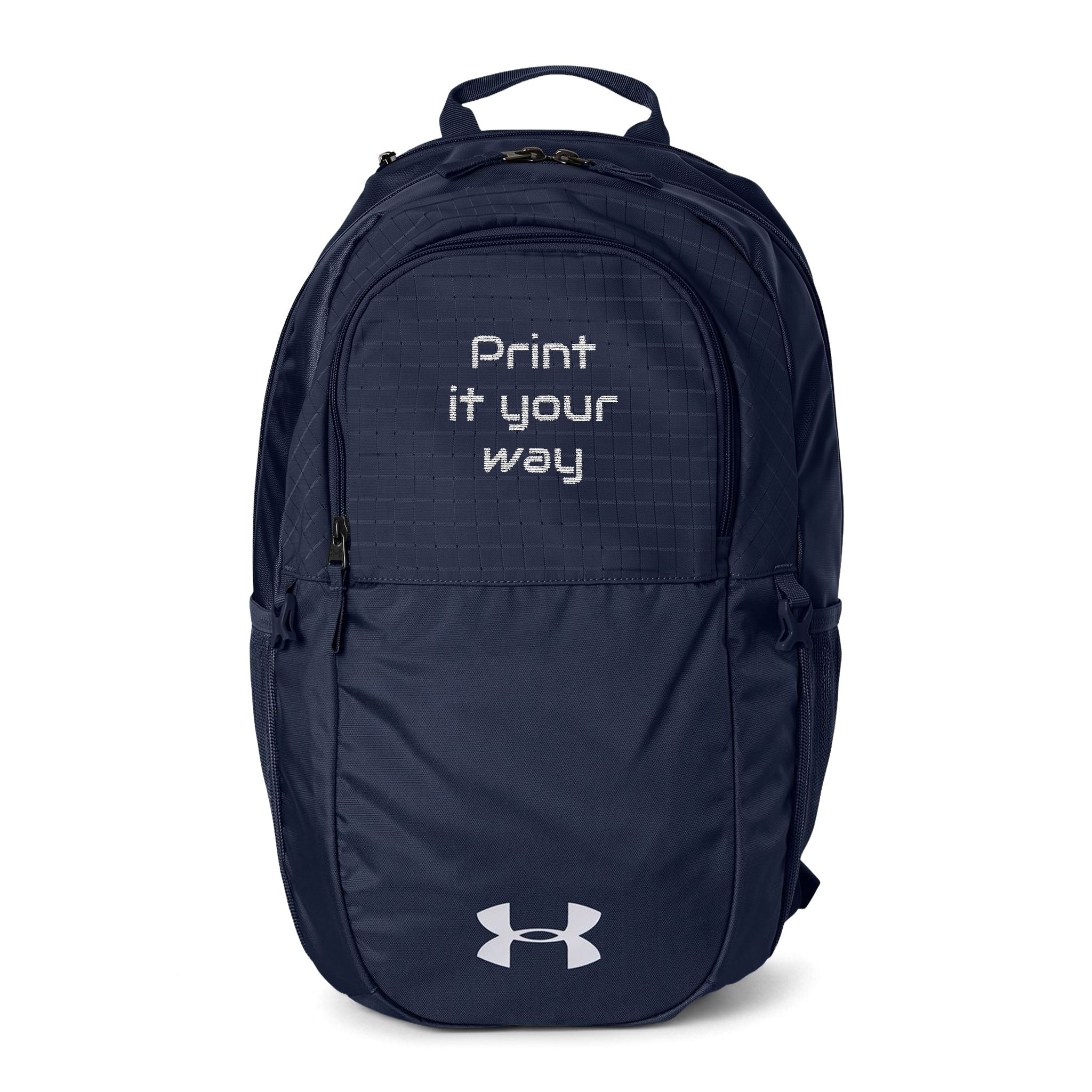 Embroidered Under Armour All Sport Backpack — Custom Monogram Patch