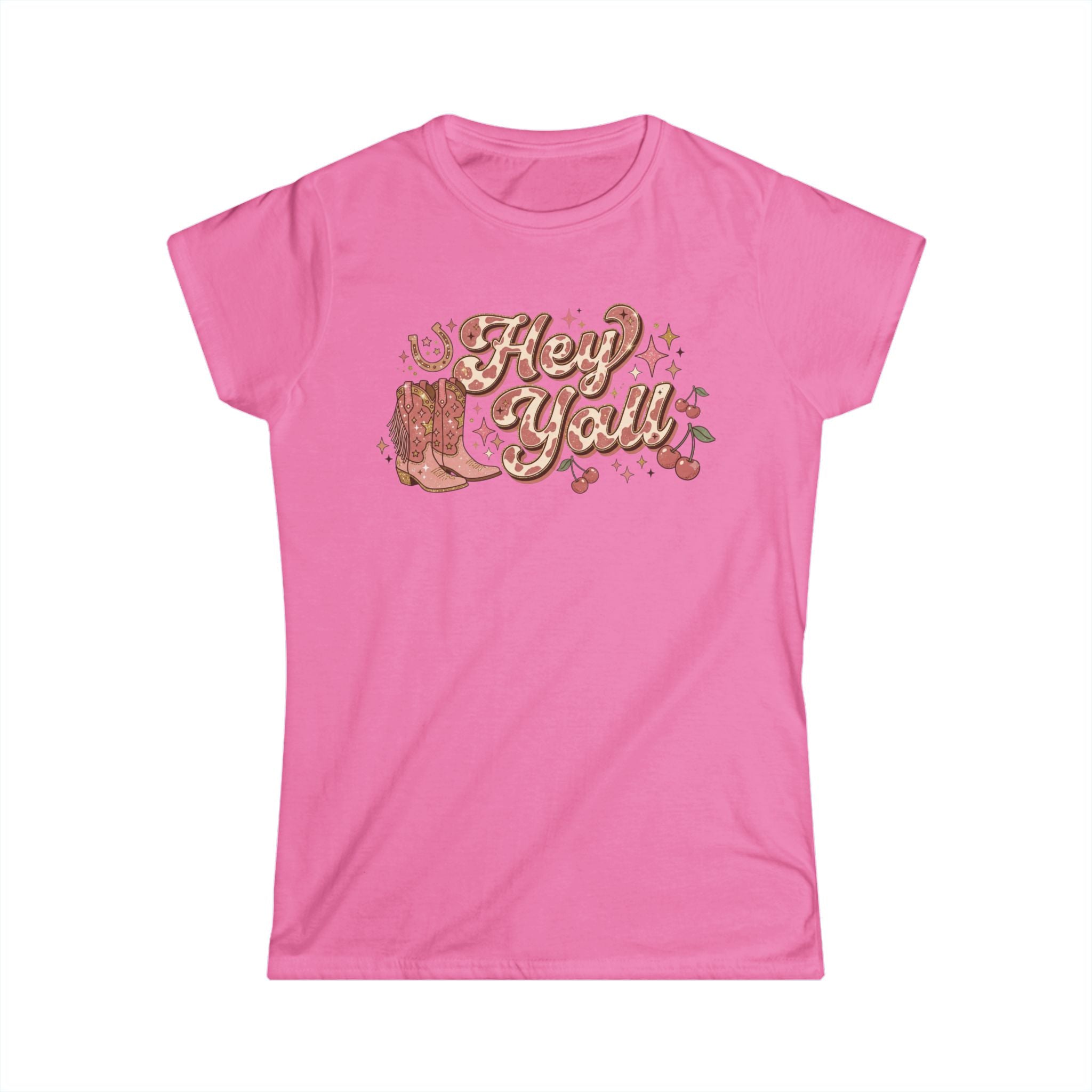 Hey Y'all Tee — Vintage Cowboy Boots Graphic Women's T‑Shirt