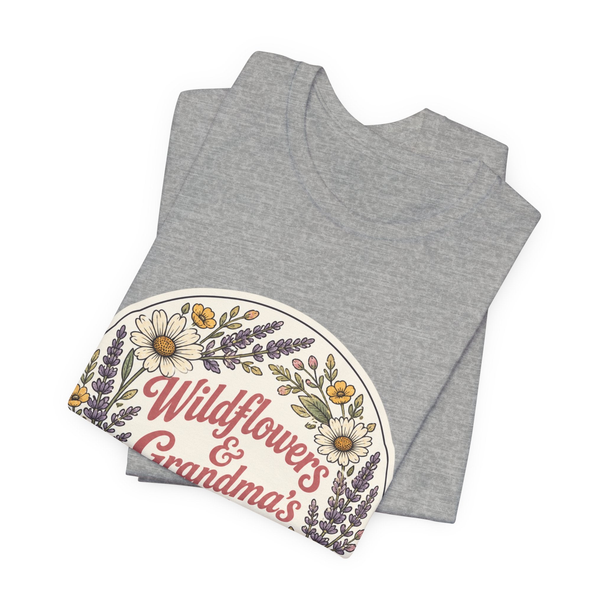 Wildflowers & Grandma's Wisdom Tee | prairie, rustic western