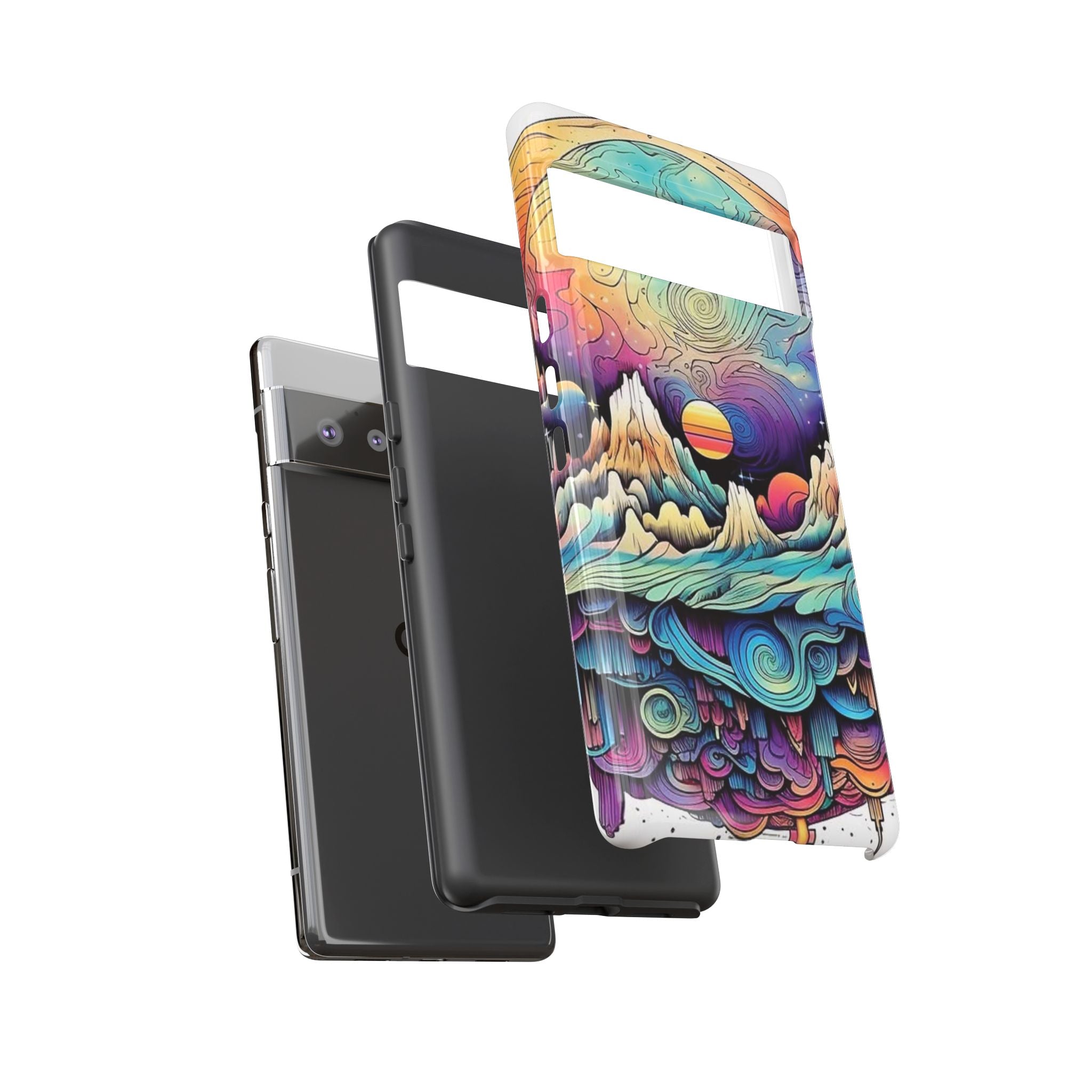 Psychedelic Mountain Sunset Tough Case