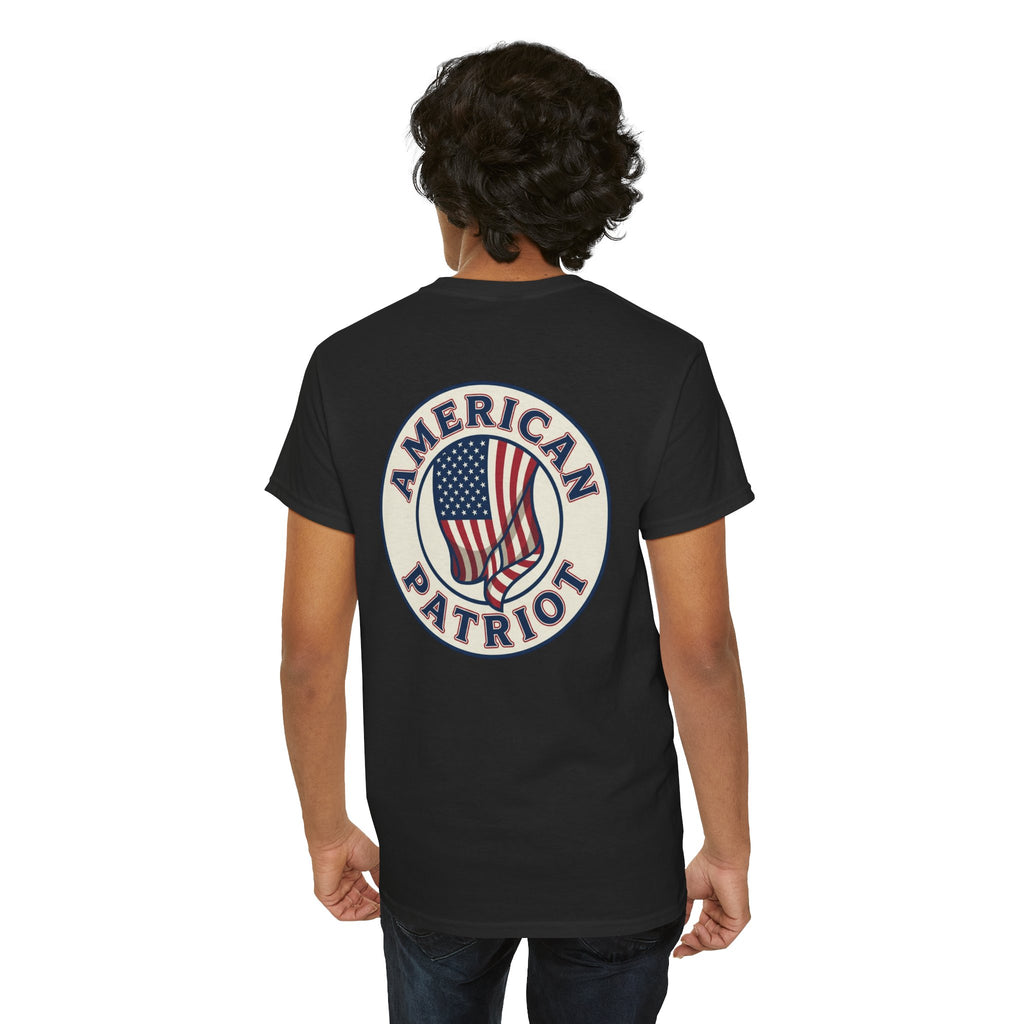 American Patriot T-Shirt — Vintage Flag Graphic Tee