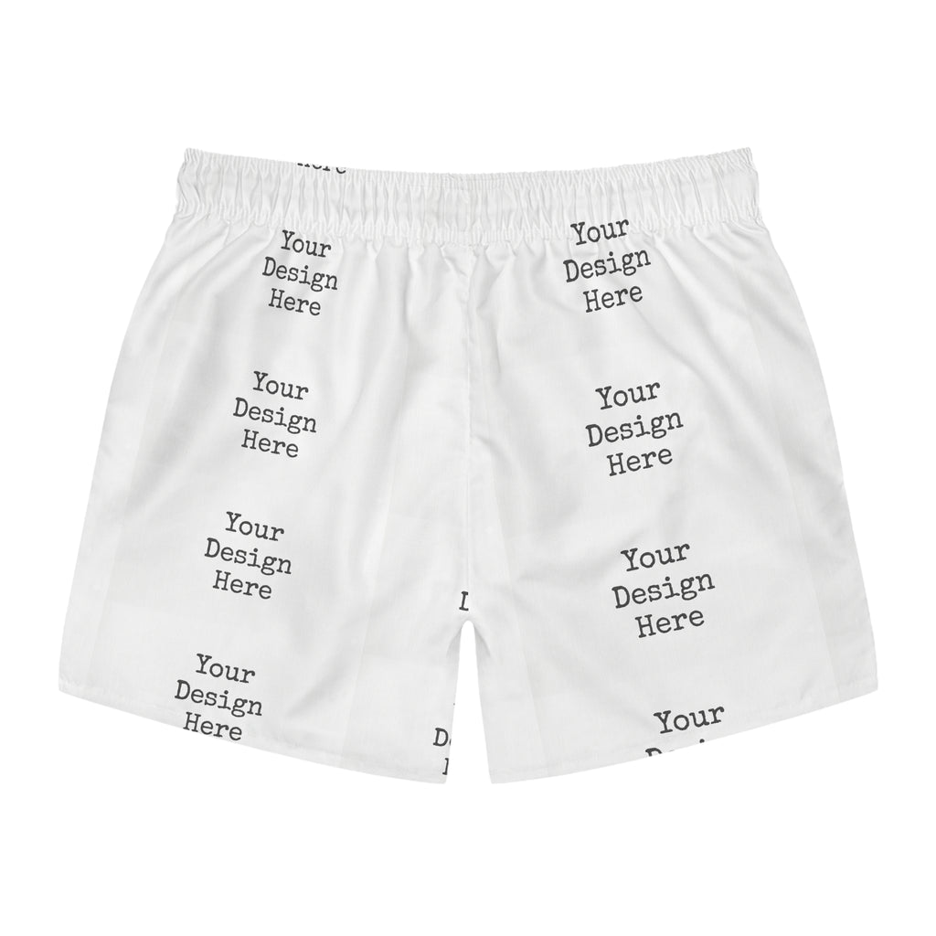 Custom All-Over Print Swim Trunks — Personalized Beach Shorts