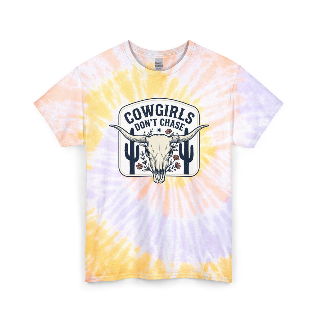 Cowgirls Don’t Chase Tie-Dye Tee