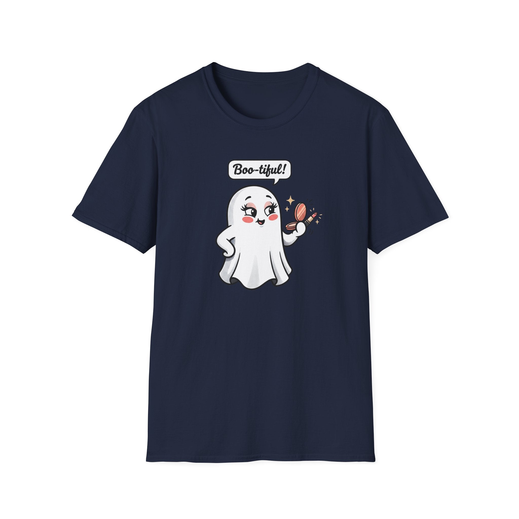 Boo-tiful Ghost T-Shirt — Cute Halloween Spirit Graphic Tee