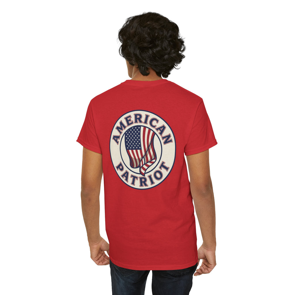 American Patriot T-Shirt — Vintage Flag Graphic Tee