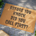 Personalized Coir Doormat — Custom Welcome Entrance Mat