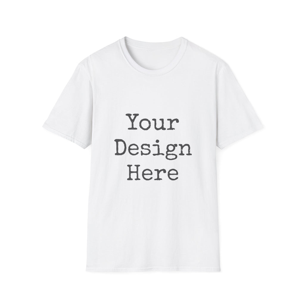 Customizable White T‑Shirt — Your Design Here Tee