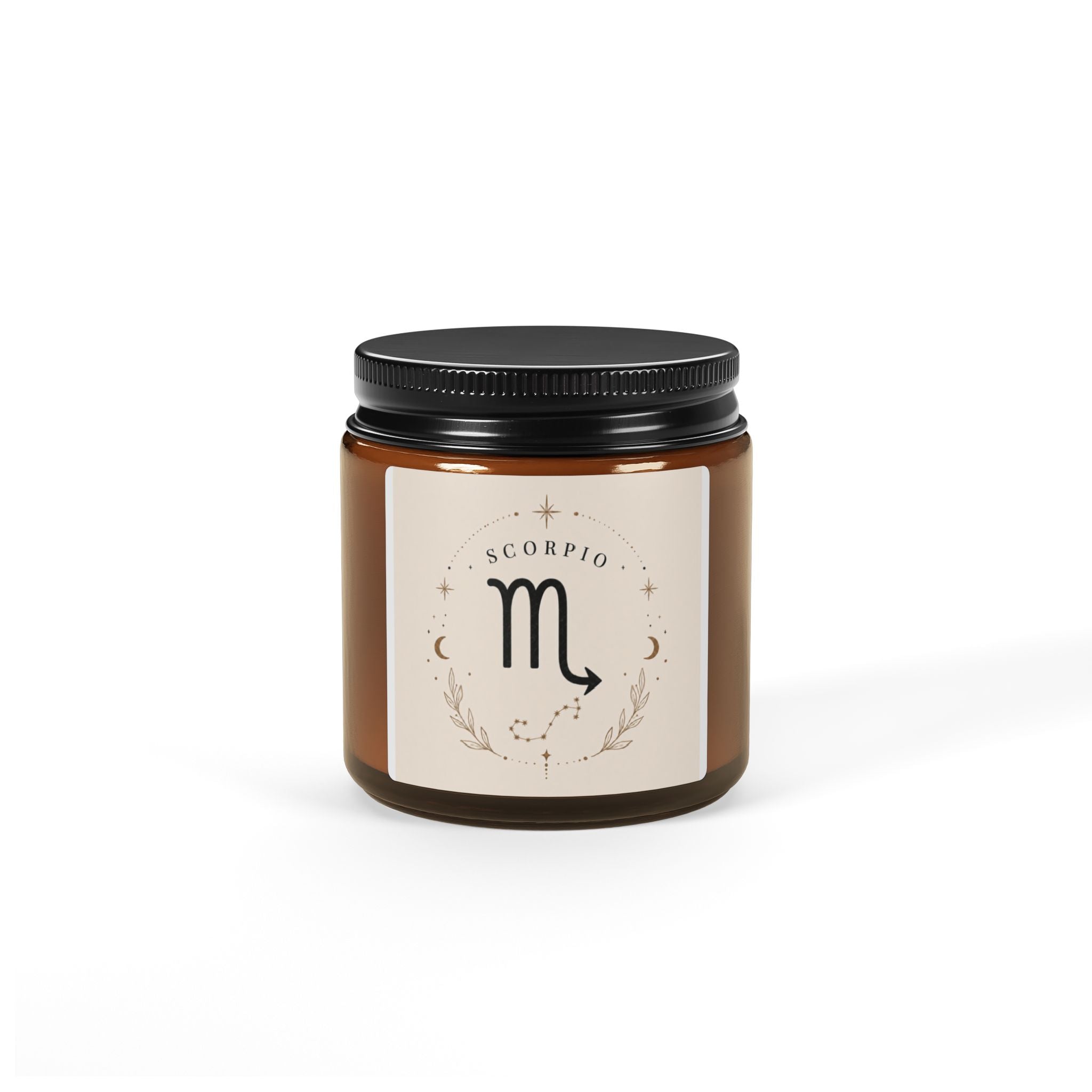 Amber Jar Soy Candle — Scented Aromatherapy Candle (Multi-Size)