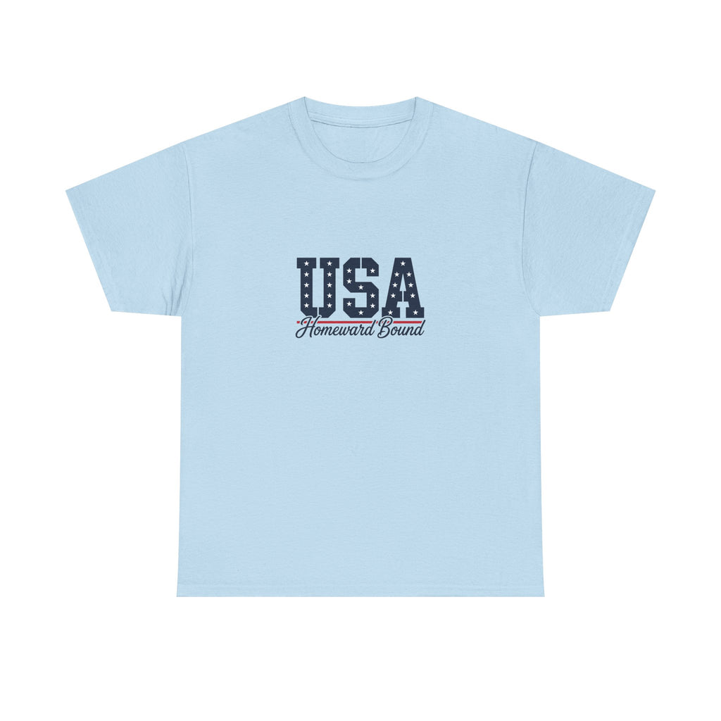 USA Homeward Bound T-Shirt — Patriotic Tee for 4th of July
