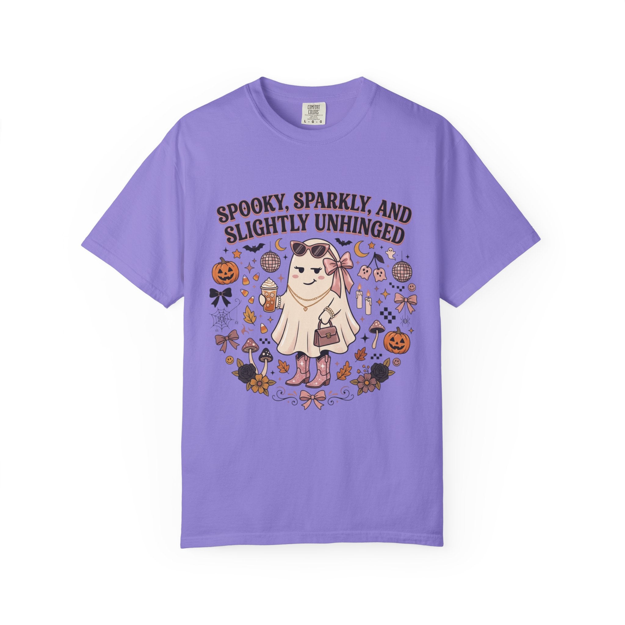 Spooky, Sparkly & Slightly Unhinged Halloween T-Shirt