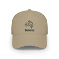 Bass Fisherman Embroidered Cap — Personalized Low Profile Baseball Hat