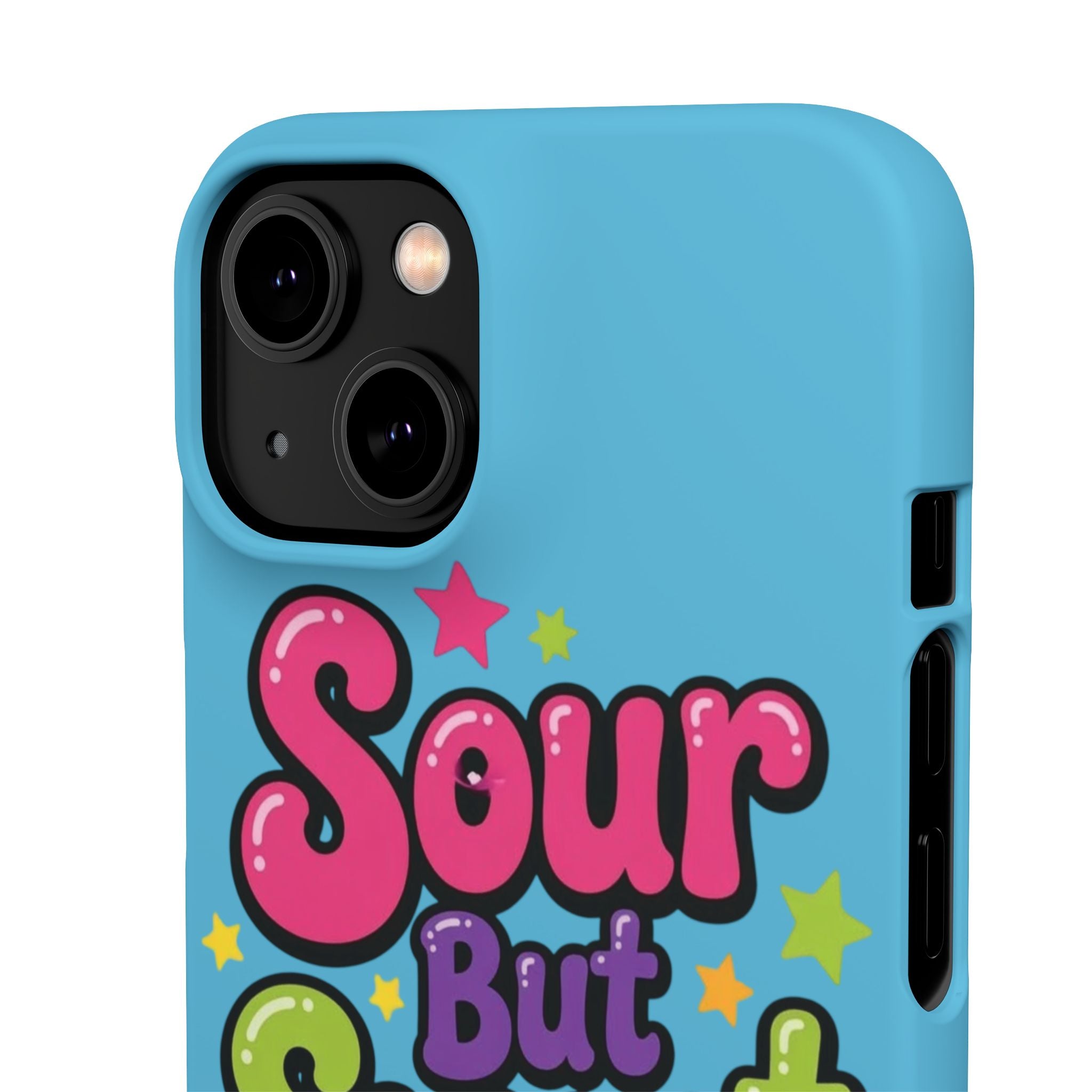 iPhone Case — “Sour But Sweet” Bright Graphic Snap Case