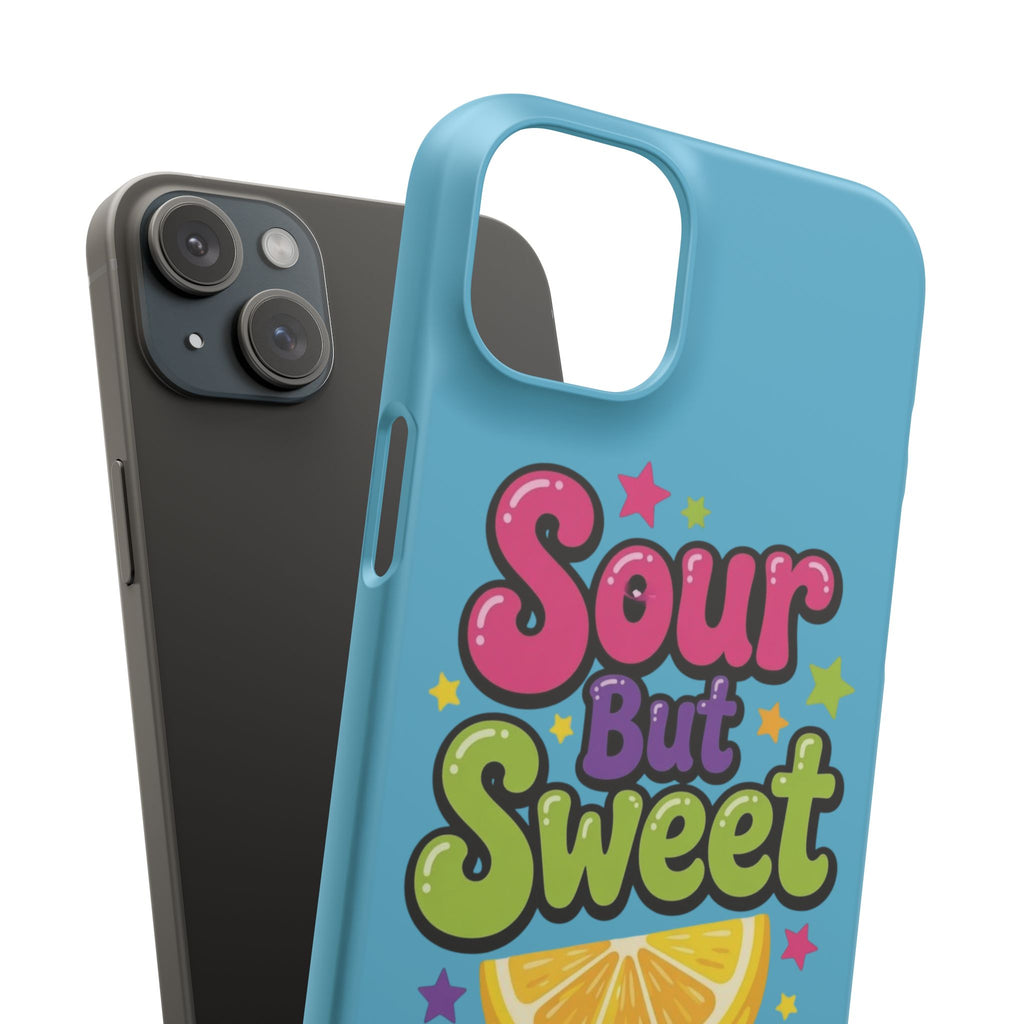iPhone Case — “Sour But Sweet” Bright Graphic Snap Case